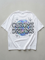 Oversize-T-Shirt „Chrome Dreams“ – Rückansicht