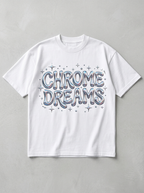 Oversize-T-Shirt „Chrome Dreams“ – Vorderansicht