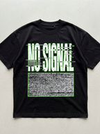 Oversize-T-Shirt „No Signal“ – Vorderansicht