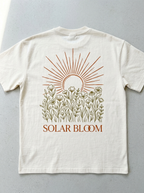 Oversize-T-Shirt „Solar Bloom“ – Rückansicht